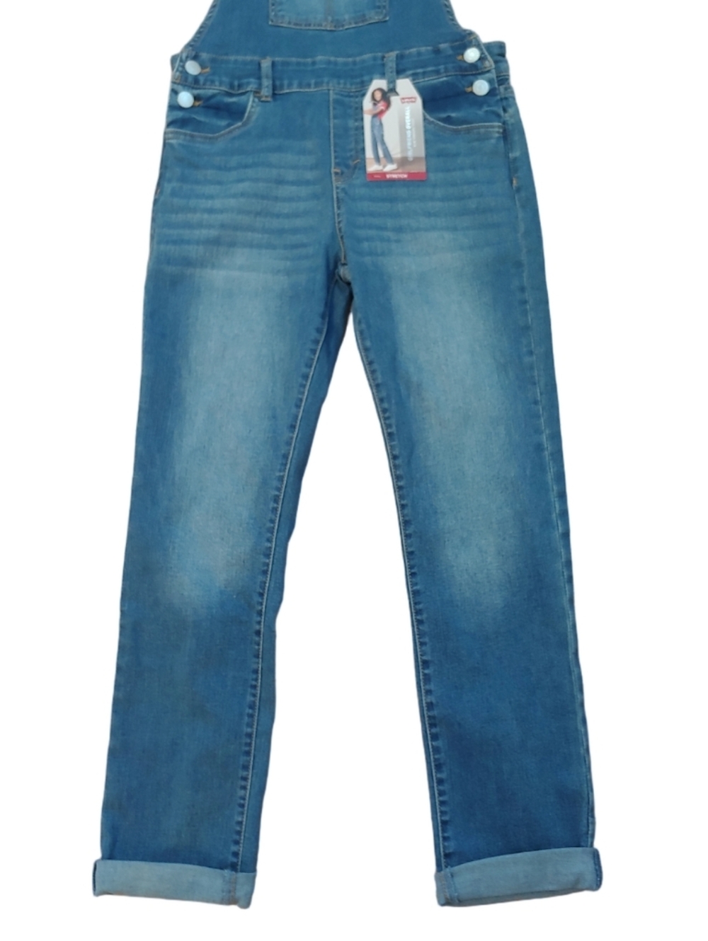Levi's Blue Classic Denim Girl's Overalls Size 14 NWT - Picture 9 of 15